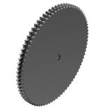 链号05B双排78齿A型片式欧标钢件预制孔链轮 05B-2A78