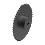 链号06B单排55齿B型台式欧标钢件预制孔链轮 06B-1B55