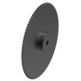 链号08A/40单排96齿B型台式美标预制孔钢件链轮 40B96