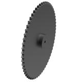 链号32A/160单排60齿C型台式美标预制孔钢件链轮 160C60