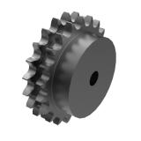 链号40A/200双排21齿B型台式美标预制孔钢件链轮 D200B21