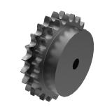 链号40A/200双排23齿B型台式美标预制孔钢件链轮 D200B23