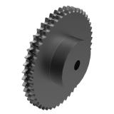 链号08A/40双排48齿B型台式美标预制孔钢件链轮 D40B48