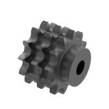 链号10A/50三排12齿B型台式美标预制孔钢件链轮 T50B12