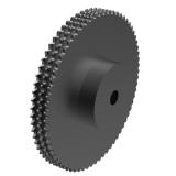 链号08A/40三排68齿B型台式美标预制孔钢件链轮 T40B68