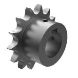 链号06B单排14齿孔径14mm B型台式欧标钢件完成孔链轮 06B-1BS14