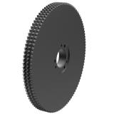 链号08A/40三排102齿SF锥孔A型片式美标钢件链轮 T40SF102