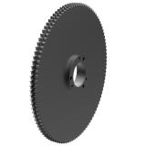 链号10A/50双排102齿SF锥孔B型台式美标钢件链轮 D50SF102