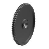 链号16A/80双排68齿E锥孔C型台式美标钢件链轮 D80E68