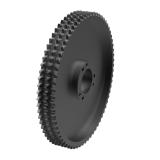 链号16A/80三排68齿F锥孔C型台式美标钢件链轮 T80F68