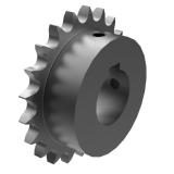 链号06B单排21齿孔径16mm B型台式欧标钢件完成孔链轮 06B-1BS21