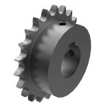 链号06B单排22齿孔径24mm B型台式欧标钢件完成孔链轮 06B-1BS22