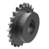 链号06B单排24齿孔径19mm B型台式欧标钢件完成孔链轮 06B-1BS24