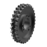 链号24A/120双排30齿J锥孔C型台式美标钢件链轮 D120J30