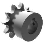 链号10B单排11齿孔径30mm B型台式欧标钢件完成孔链轮 10B-1BS11