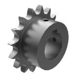链号16B单排16齿孔径38mm B型台式欧标钢件完成孔链轮 16B-1BS16