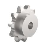 链号04C/25单排11齿B型台式美标预制孔不锈钢链轮 25B11SS