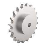 链号04C/25单排20齿B型台式美标预制孔不锈钢链轮 25B20SS