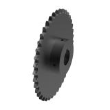 链号085/41孔径1-3/8inch单排40齿B型台式美标钢件链轮 41BS40