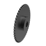 链号12A/60孔径2-3/16inch单排47齿B型台式美标钢件链轮 60BS47