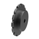 链号2040/C2040单排30齿B型台式美标双节径预制孔钢件链轮 2040B30