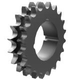链号08A/40双排20齿1215锥孔A型台式美标钢件链轮 DS40ATB20