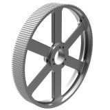 14M85 168齿 锥套F 美标HTD圆弧齿QD孔同步轮 P16814M85-F