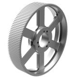 20M170 144齿 锥套N 美标HTD圆弧齿QD孔同步轮 P14420M170-N