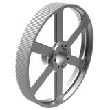 20M340 216齿 锥套S 美标HTD圆弧齿QD孔同步轮 P21620M340-S