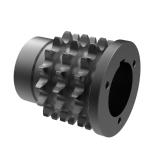 链号10A/50三排15齿P2锥孔C型台式美标钢件链轮 T50P15H