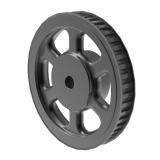 H300 48齿 欧标梯形齿直孔同步轮 48-H-300