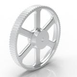 L100 84齿 欧标梯形齿直孔同步轮 84-L-100