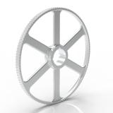 H075 120齿 2517锥孔 欧标梯形齿TB孔同步轮 TL-120-H-075