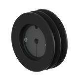 2槽 SPB 窄V带轮 节径140mm 锥套2012 孔径40mm SPB140-02-2012-40