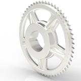 链号06B单排57齿欧标铸件预制孔链轮 06B-1B57